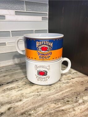 VTG 1994 Campbell’s Soup Mug Set of 2 Westwood 125th Anniversary